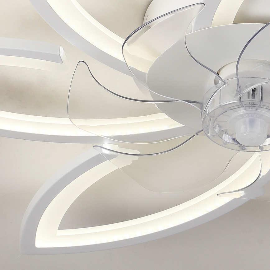 Brilagi - LED Hämardatav laeventilaator valgustiga LED/50W/230V 3000-6500K valge + kaugjuhtimispult