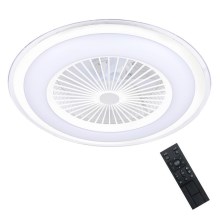 Brilagi - LED Hämardatav valgusti ventilaatoriga RONDA LED/48W/230V 3000-6000K valge + pult