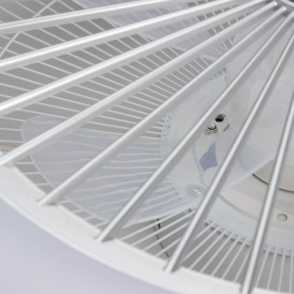 Brilagi - LED Hämardatav valgusti ventilaatoriga RONDA LED/48W/230V 3000-6000K hõbedane + kaugjuhtimispult