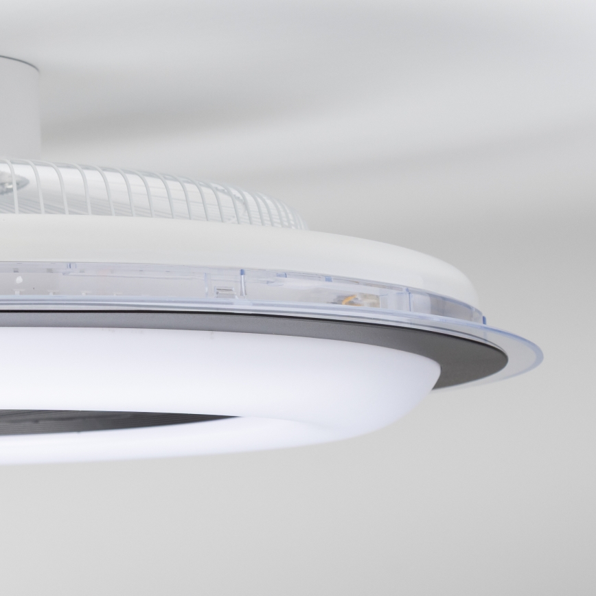 Brilagi - LED Hämardatav valgusti ventilaatoriga RONDA LED/48W/230V 3000-6000K must + kaugjuhtimispult