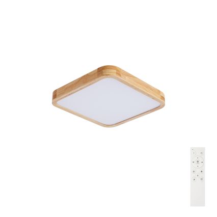 BRILAGI - Hämardatav LED laevalgusti WOODLINE SQUARE LED/48W/230V 3000-6000K tamm 40x40 cm + kaugjuhtimispult