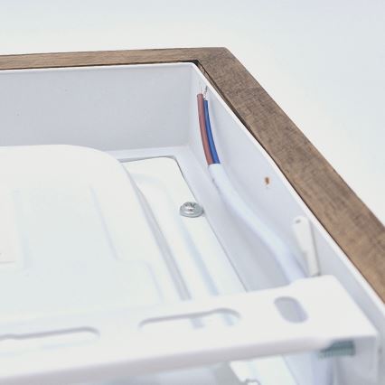 Brilagi - LED Hämardatav laevalgusti vannituppa WOODY FRAME LED/24W/230V tamm 30x30 cm 3000-6000K IP44 + kaugjuhtimispult