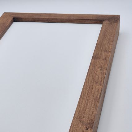 Brilagi - LED Hämardatav laevalgusti vannituppa WOODY FRAME LED/50W/230V tamm kirss 120x30 cm 3000-6000K IP44 + kaugjuhtimispult