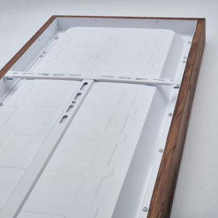 Brilagi - LED Hämardatav laevalgusti vannituppa WOODY FRAME LED/50W/230V tamm kirss 120x30 cm 3000-6000K IP44 + kaugjuhtimispult