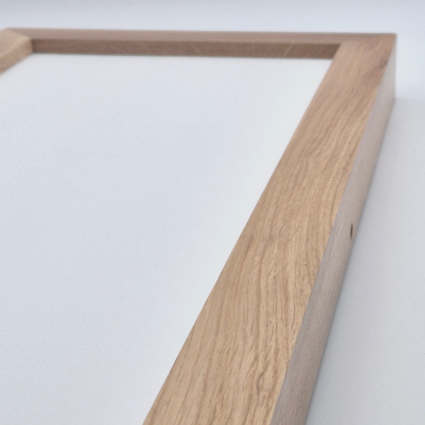 Brilagi - LED Hämardatav laevalgusti vannituppa WOODY FRAME LED/50W/230V tamm 120x30 cm 3000-6000K IP44 + kaugjuhtimispult
