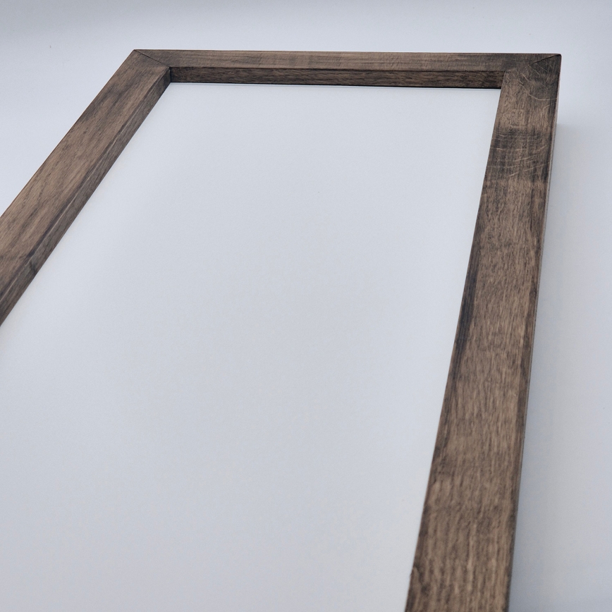 Brilagi - LED Hämardatav laevalgusti vannituppa WOODY FRAME LED/50W/230V tamm 120x30 cm 3000-6000K IP44 + kaugjuhtimispult