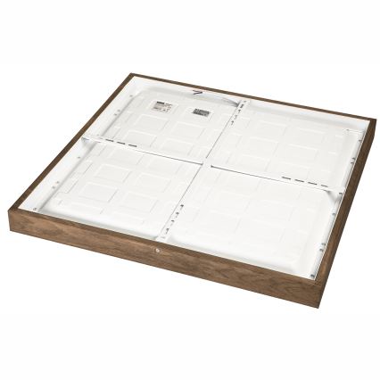 BRILAGI - LED hämardatav vannitoa laevalgusti WOODY FRAME LED/50W/230V tamm/pähkel 60x60 cm 3000-6000K IP44 + kaugjuhtimispult