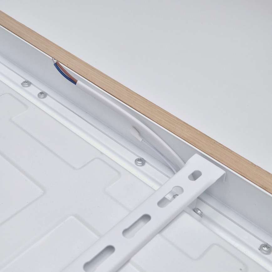 Brilagi - LED Hämardatav laevalgusti vannituppa WOODY FRAME LED/50W/230V tamm 60x60 cm 3000-6000K IP44 + kaugjuhtimispult