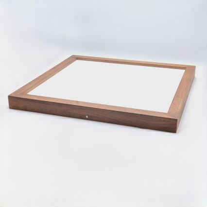 Brilagi - LED Hämardatav laevalgusti vannituppa WOODY FRAME LED/50W/230V tamm kirss 60x60 cm 3000-6000K IP44 + kaugjuhtimispult