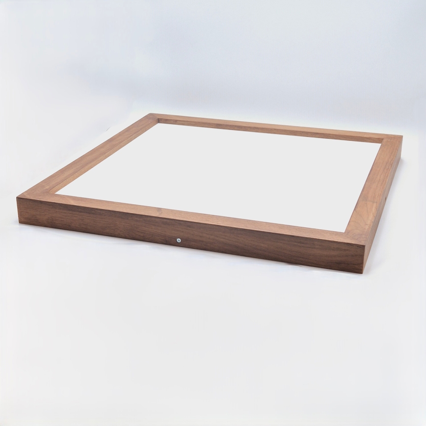 Brilagi - LED Hämardatav laevalgusti vannituppa WOODY FRAME LED/50W/230V tamm kirss 60x60 cm 3000-6000K IP44 + kaugjuhtimispult