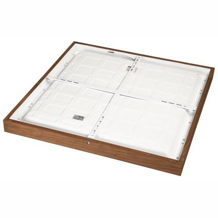 Brilagi - LED Hämardatav laevalgusti vannituppa WOODY FRAME LED/50W/230V tamm kirss 60x60 cm 3000-6000K IP44 + kaugjuhtimispult