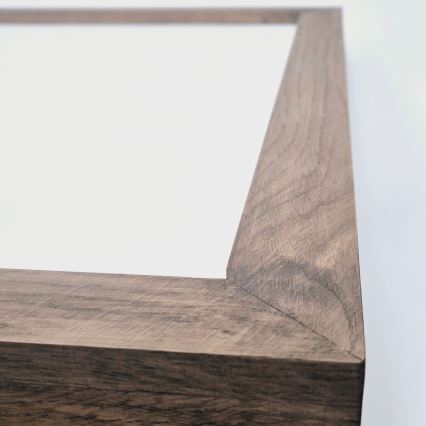 Brilagi - LED Hämardatav laevalgusti vannituppa WOODY FRAME LED/50W/230V tamm 60x60 cm 3000-6000K IP44 + kaugjuhtimispult