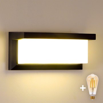 Brilagi - LED hämardatav välisseinavalgusti BRICKY 1xE27/6W/230V 2700-6500K IP54 must