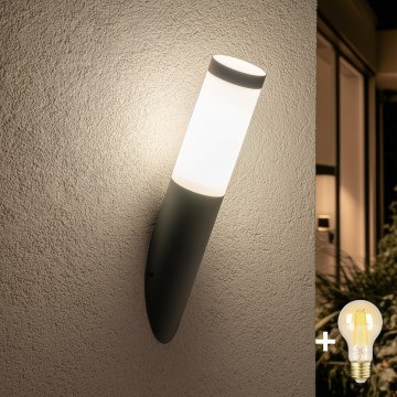 BRILAGI - LED-hämardatav välisseinavalgusti ELIA 1xE27/6W/230V 2700-6500K IP44 Wi-Fi antratsiit
