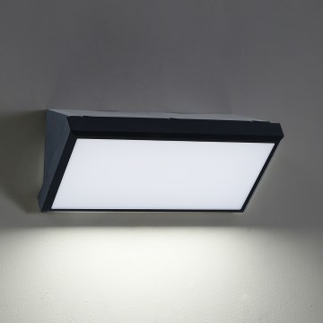 Brilagi - LED hämardatav välisseinavalgusti TRIANGLE 1xE27/6W/230V 2700-6500K IP65 must