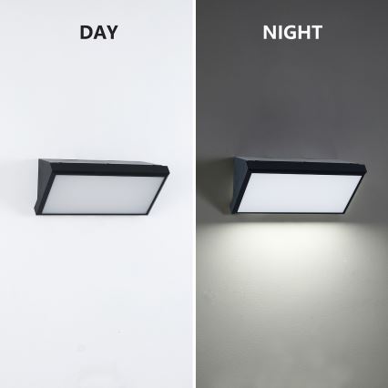 Brilagi - LED hämardatav välisseinavalgusti TRIANGLE 1xE27/6W/230V 2700-6500K IP65 must