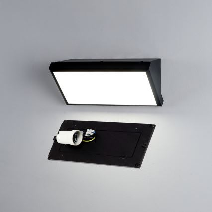 Brilagi - LED hämardatav välisseinavalgusti TRIANGLE 1xE27/6W/230V 2700-6500K IP65 must