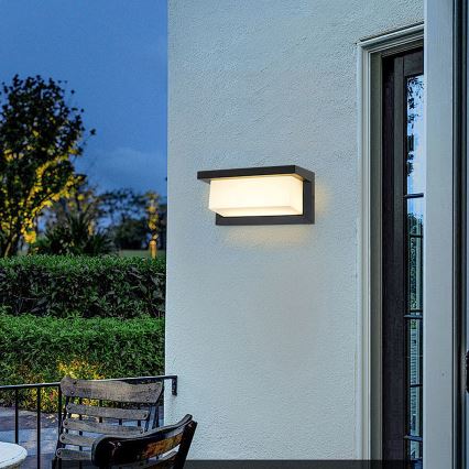 Brilagi - LED hämardatav välisseinavalgusti BRICKY 1xE27/6W/230V 2700-6500K IP54 must