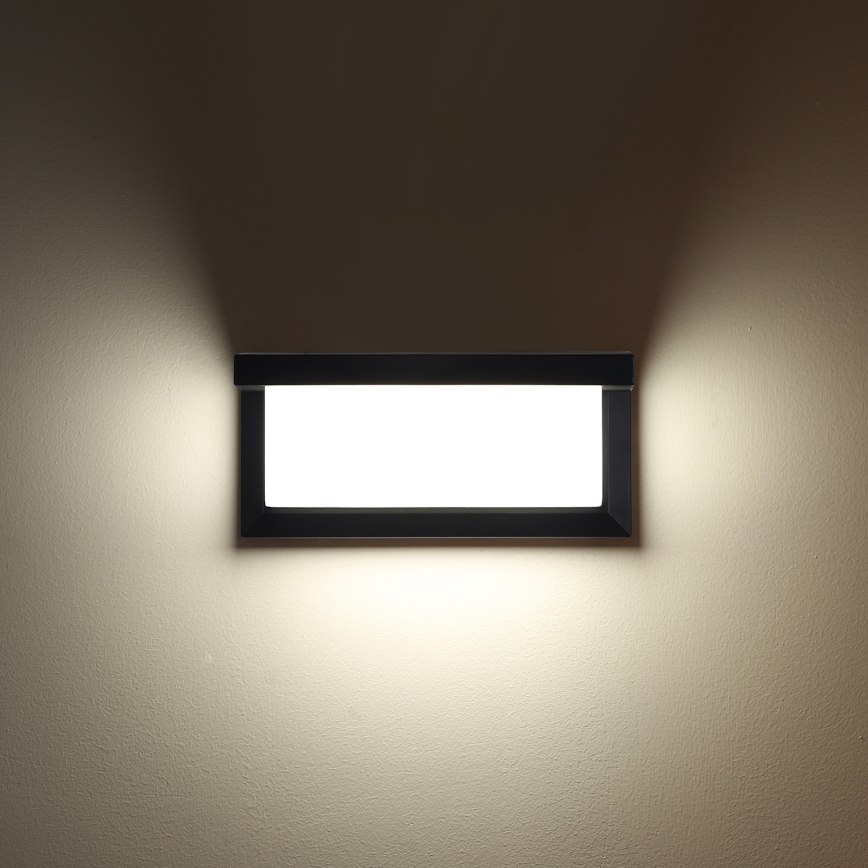 Brilagi - LED hämardatav välisseinavalgusti BRICKY 1xE27/6W/230V 2700-6500K IP54 must