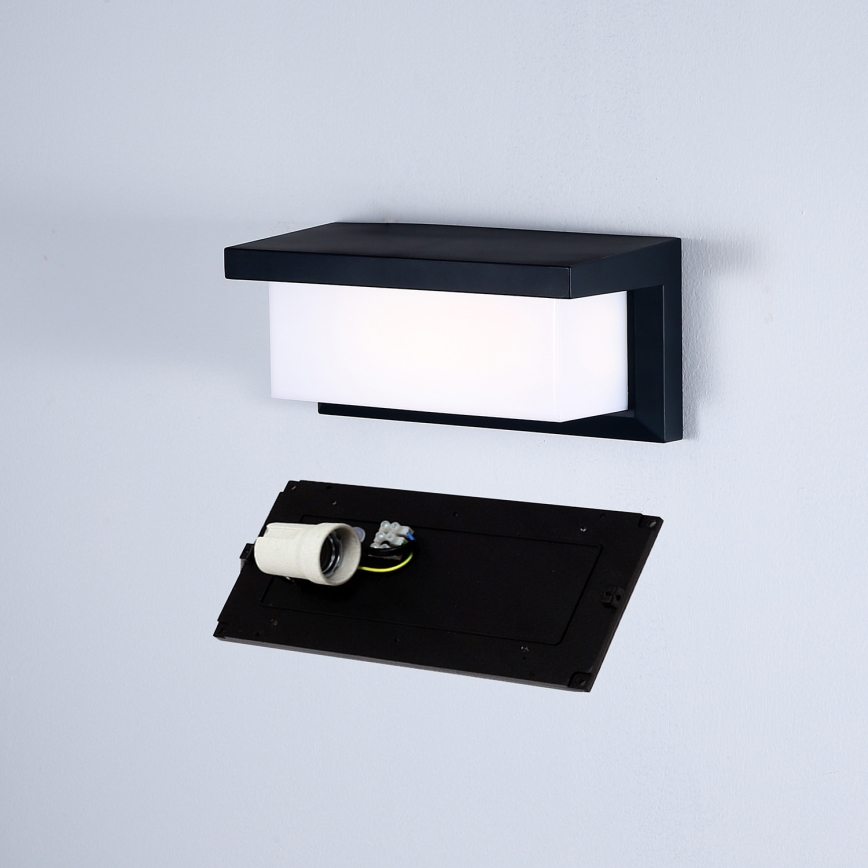 Brilagi - LED hämardatav välisseinavalgusti BRICKY 1xE27/6W/230V 2700-6500K IP54 must