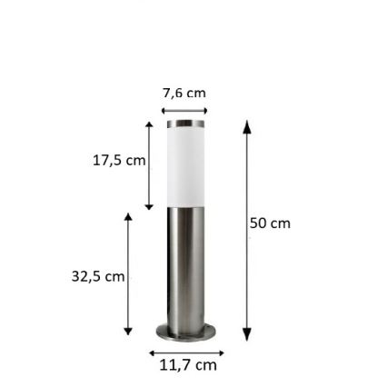 BRILAGI - LED-hämardatav välivalgusti ELIA 1xE27/6W/230V 2700-6500K IP44 Wi-Fi 50 cm mattkroom