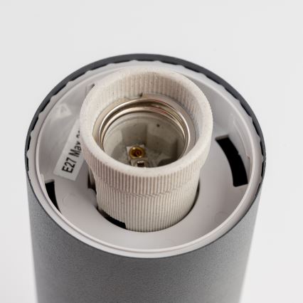 BRILAGI - LED hämardatav välisvalgusti pistikupesaga ELIA 1xE27/6W/230V 2700-6500K IP44 Wi-Fi 50 cm antratsiit