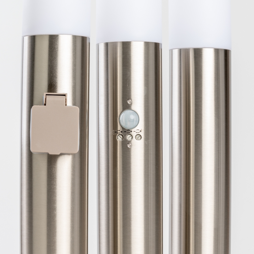 BRILAGI - LED hämardatav välisvalgusti pistikupesaga ELIA 1xE27/6W/230V 2700-6500K IP44 Wi-Fi 50 cm mattkroom