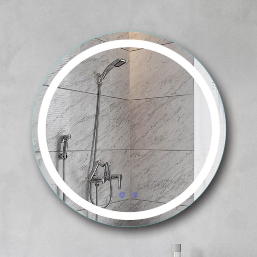 Brilagi - LED-hämardatav vannitoa peegel soojenduse ja taustvalgustusega AVA ECO LED/11,5W/230V läbimõõt 60 cm 3000/4000/6500K IP44