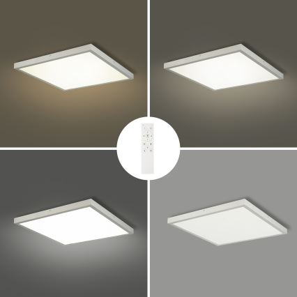 Brilagi - LED hämardatav vannitoa laevalgusti FRAME SMART LED/50W/230V 60x60 cm 3000-6000K IP44 hõbedane + kaugjuhtimispult