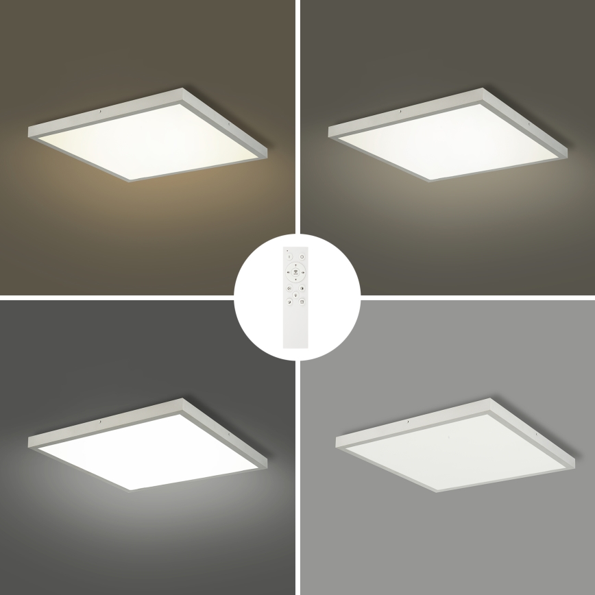 Brilagi - LED hämardatav vannitoa laevalgusti FRAME SMART LED/50W/230V 60x60 cm 3000-6000K IP44 hõbedane + kaugjuhtimispult
