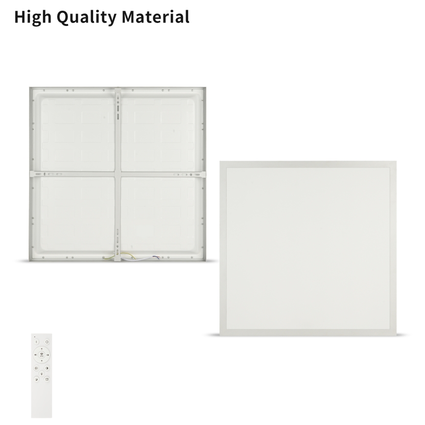 Brilagi - LED hämardatav vannitoa laevalgusti FRAME SMART LED/50W/230V 60x60 cm 3000-6000K IP44 hõbedane + kaugjuhtimispult