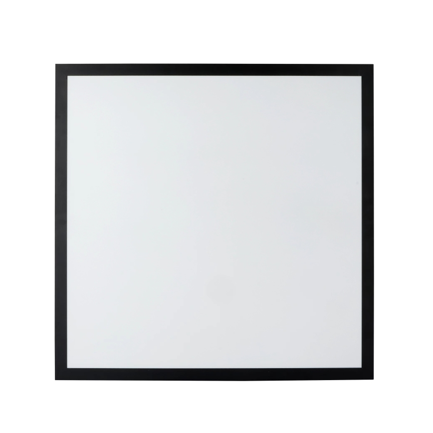 Brilagi - hämardatav LED-vannitoa laelamp FRAME SMART LED/50W/230V 60x60 cm 3000-6000K IP44 must + kaugjuhtimispult