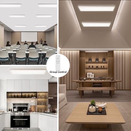 Brilagi - LED hämardatav vannitoa laelamp FRAME SMART LED/50W/230V 120x30 cm 3000-6000K IP44 valge + kaugjuhtimispult