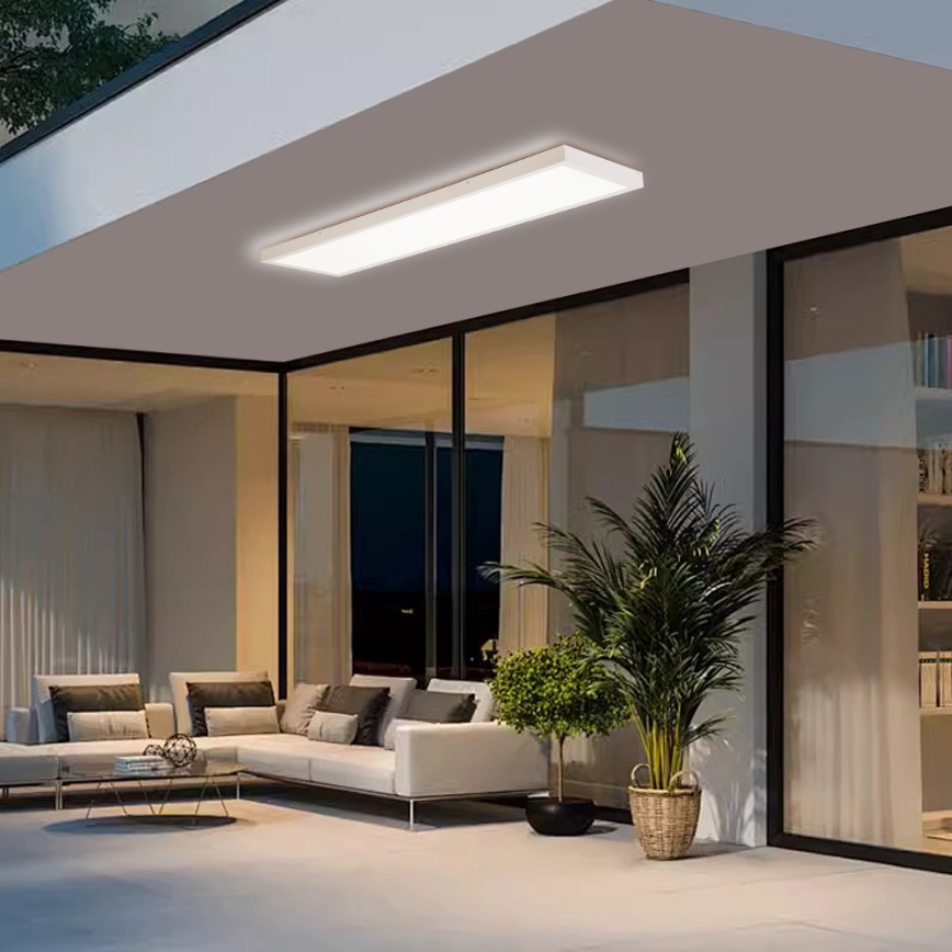 Brilagi - LED hämardatav vannitoa laelamp FRAME SMART LED/50W/230V 120x30 cm 3000-6000K IP44 valge + kaugjuhtimispult