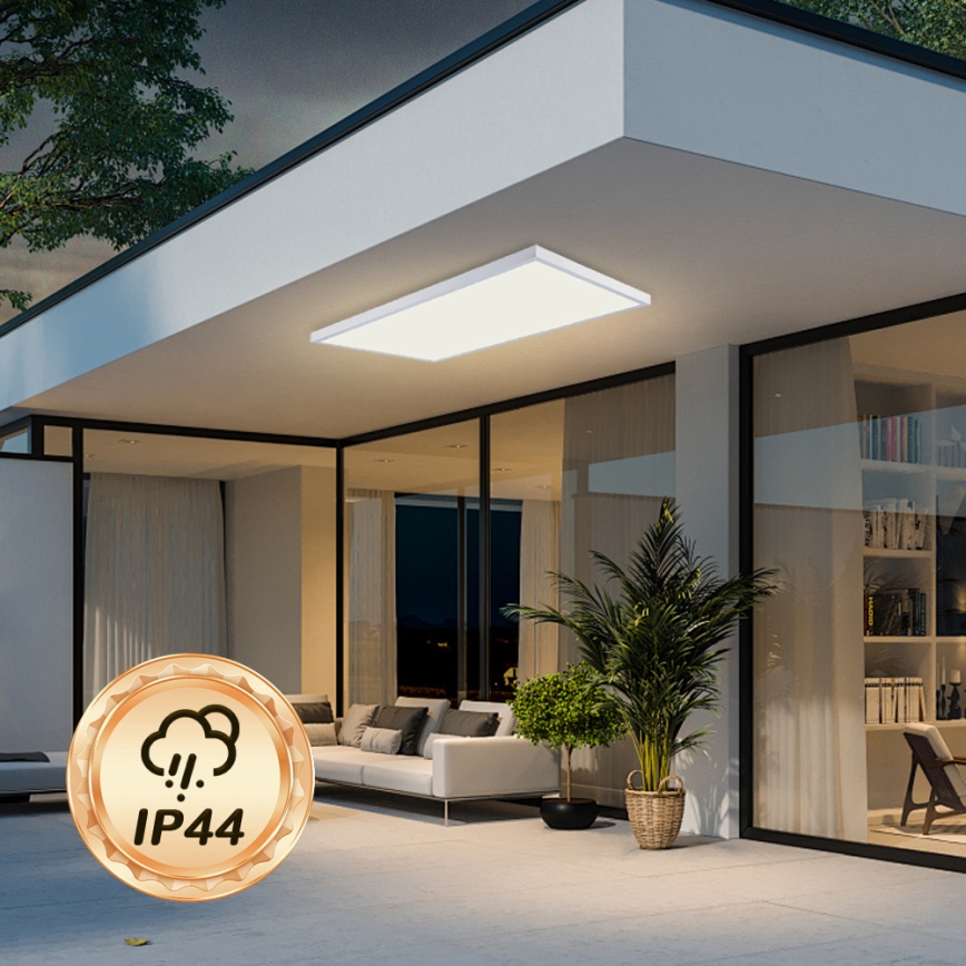 Brilagi - Hämardatav LED vannitoa laevalgusti FRAME SMART LED/96W/230V 120x60 cm 3000-6000K IP44 valge + kaugjuhtimispult