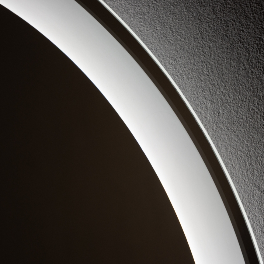 Brilagi - LED vannitoa soojendusega peegel AVA ECO LED/11,5W/230V läbimõõt 60 cm IP44 CRI 90 hämardatav + CCT