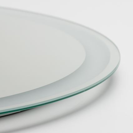 Brilagi - LED vannitoa soojendusega peegel AVA ECO LED/11,5W/230V läbimõõt 60 cm IP44 CRI 90 hämardatav + CCT