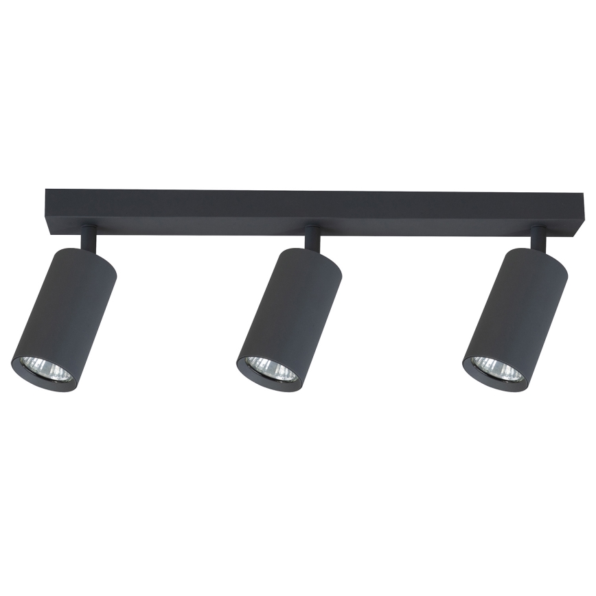 Brilagi - hämardatav LED-punktvalgusti SELE 3xGU10/6W/230V 3000K antratsiit