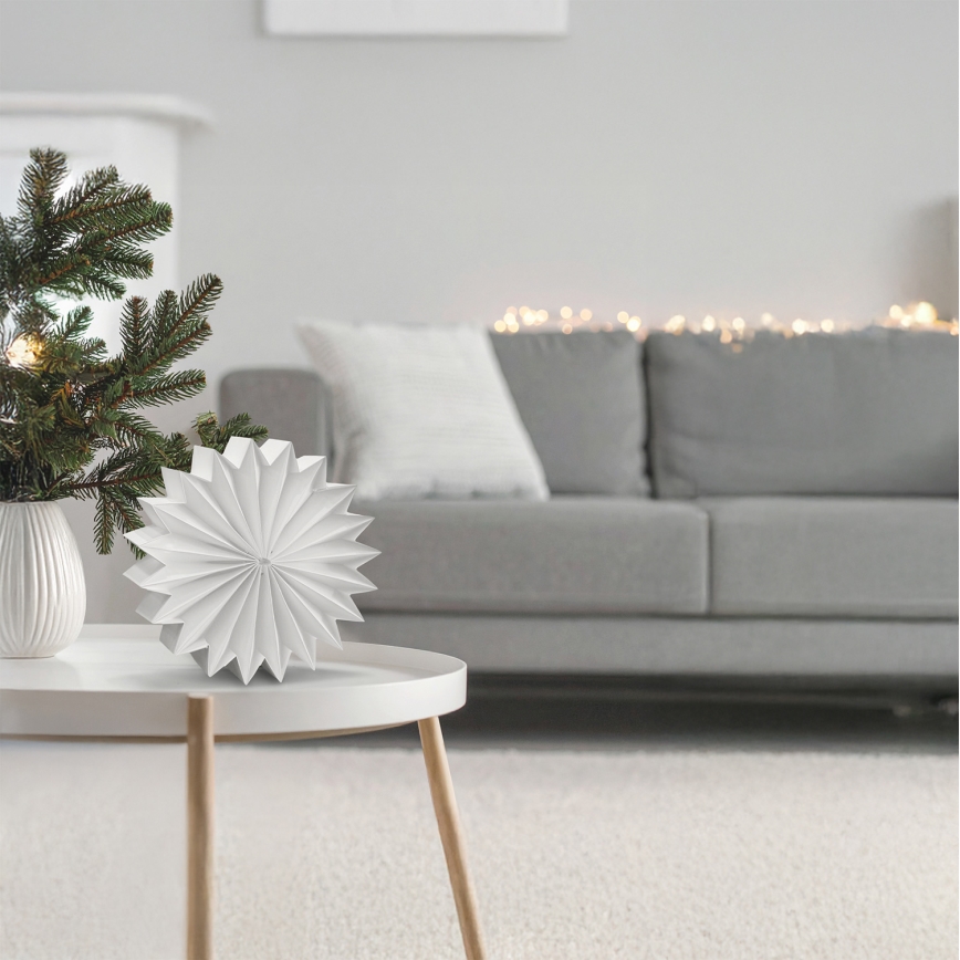 Brilagi - LED jõulukaunistus LED/2xAA 30 cm lumehelves
