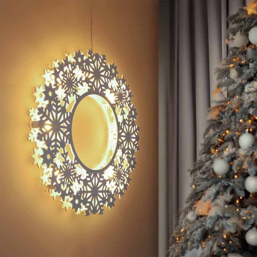 Brilagi - LED jõulukaunistus LED/2xAA 30 cm pärg