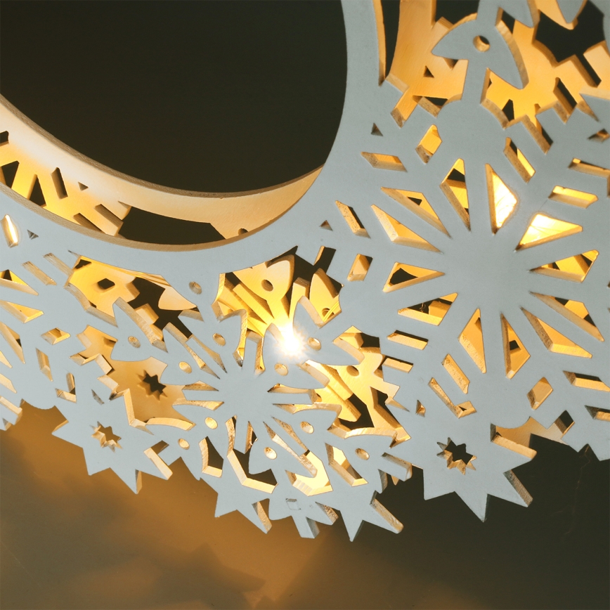 Brilagi - LED jõulukaunistus LED/2xAA 30 cm pärg