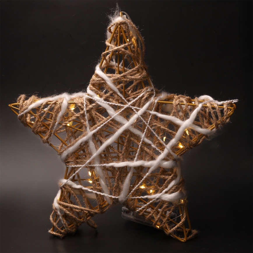 Brilagi - LED-jõulukaunistus LED/2xAA 30x28 cm, tähekujuline