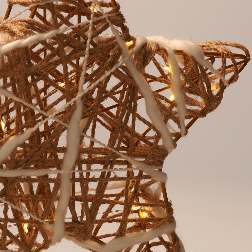 Brilagi - LED-jõulukaunistus LED/2xAA 30x28 cm, tähekujuline