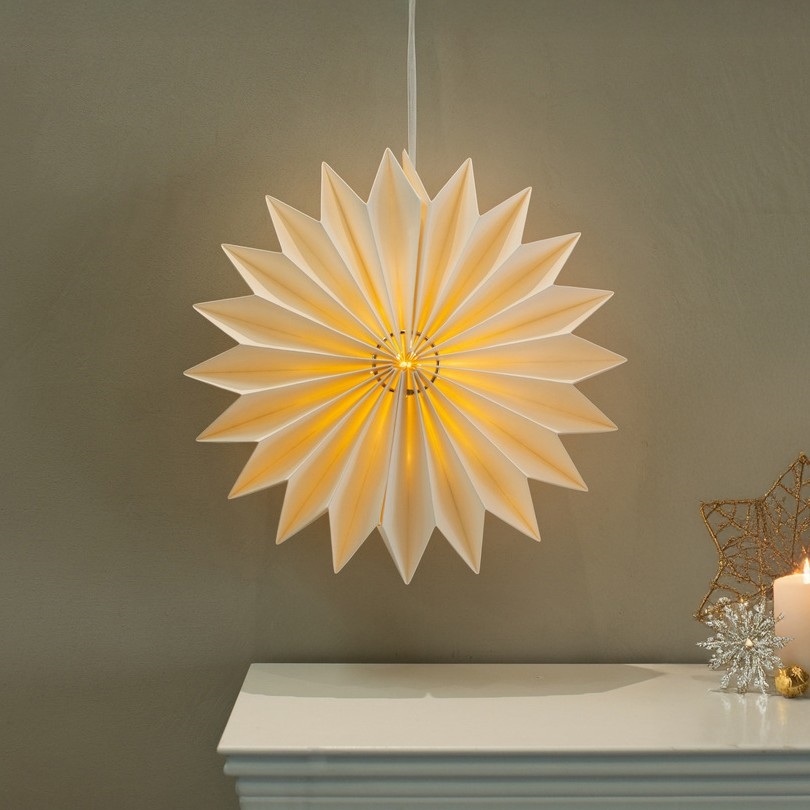 Brilagi - LED jõulukaunistus LED/2xAA 32 cm lumekristall