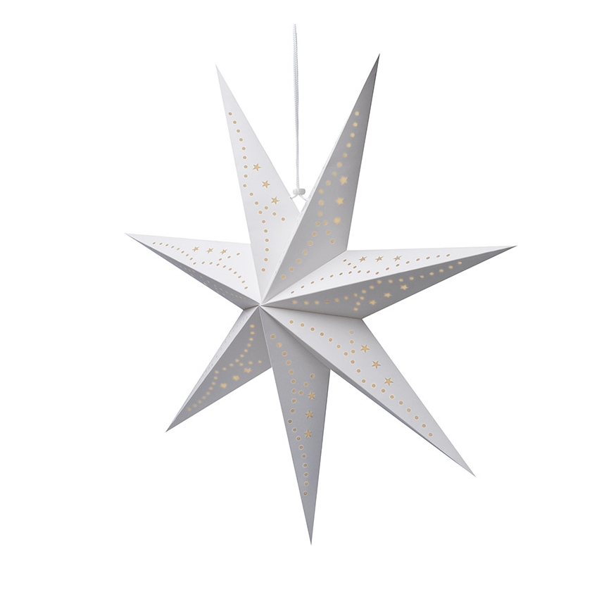 Brilagi - LED jõulukaunistus LED/2xAA 60 cm täht soe valge