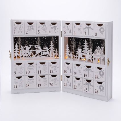 BRILAGI - LED jõulukaunistus LED/2xAA advendikalender