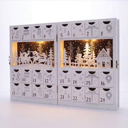 BRILAGI - LED jõulukaunistus LED/2xAA advendikalender