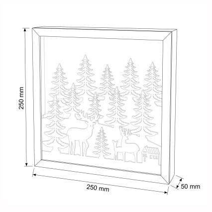 BRILAGI - LED jõulukaunistus LED/2xAA