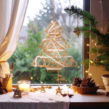 Brilagi - LED jõulukaunistus LED/2xAA kuuseke