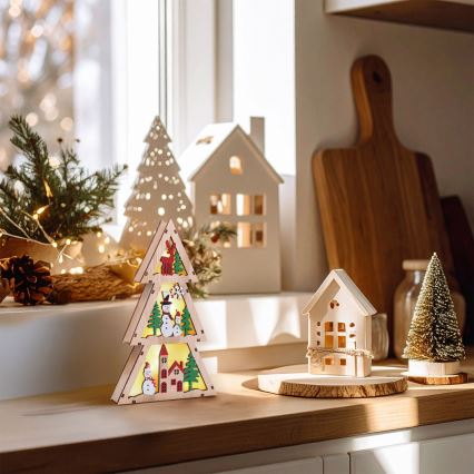 Brilagi - LED jõulukaunistus LED/2xAA kuusk